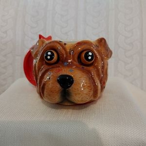 2004 Occaxions-Happy Birthday Buddie- Adorable Bobble Eyed Bulldog Mug